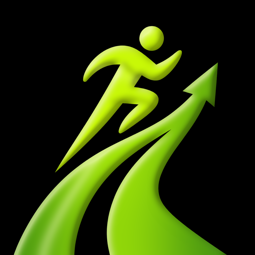 RiseMove green runner and rising path